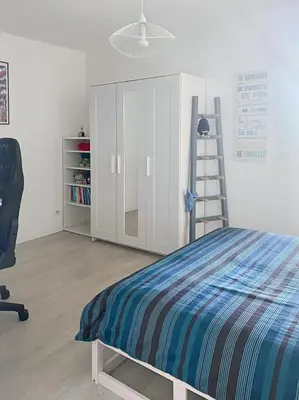 Un ou plusieurs lits dans un hébergement de l'établissement La Pastourelle - 360 Sea , Cap d'Antibes & Mountain View