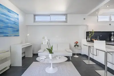 Cuisine ou kitchenette dans l'établissement Rooftop la Croisette