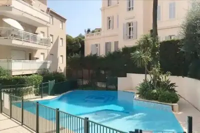 Piscine de l'établissement Cannes Résidence Passy avec Piscine ou située à proximité