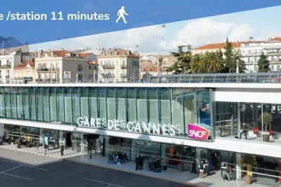 Plan de l'établissement Cannes Résidence Passy avec Piscine