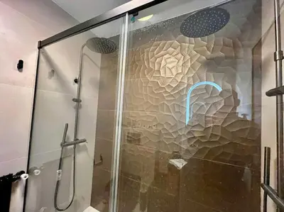 Salle de bains dans l'établissement Luxury sea view