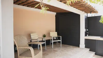 Plan de l'établissement Superbe Villa-Appartement sur la Croisette avec grande terrasse