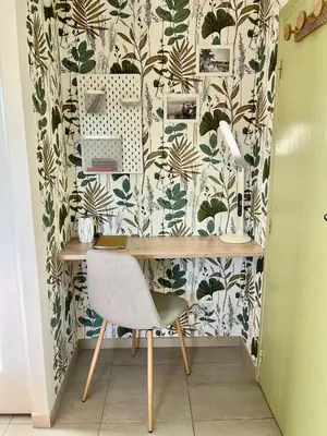 Plan de l'établissement Appartement deux pièces donnant sur un jardin