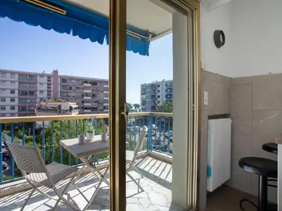 Balcon ou terrasse dans l'établissement Apartment le grand large-2 by Interhome