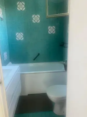 Salle de bains dans l'établissement Villeneuve loubet plage, studio vue mer