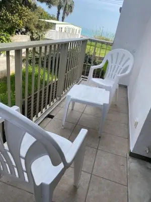 Balcon ou terrasse dans l'établissement Villeneuve loubet plage, studio vue mer
