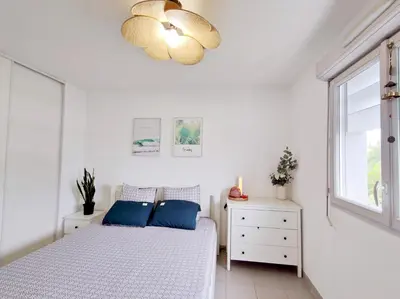 Plan de l'établissement Sea view apartment - Quiet location, air conditioning & parking