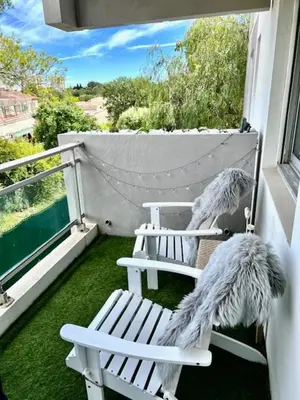 Balcon ou terrasse dans l'établissement Home Sweet Home