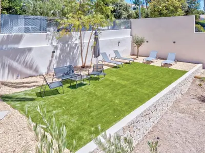 Jardin de l'établissement Maison Martel
