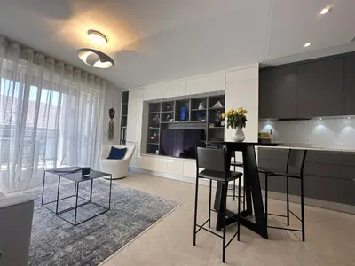 Cuisine ou kitchenette dans l'établissement Appartement centre ville 7 Lecerf