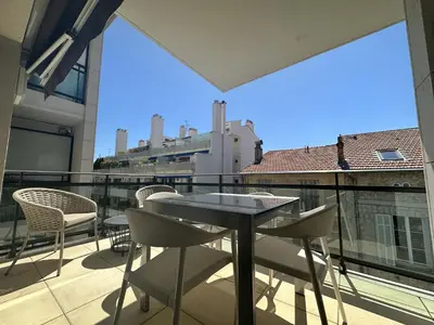 Balcon ou terrasse dans l'établissement Appartement centre ville 7 Lecerf