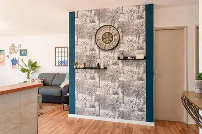 Coin salon dans l'établissement A10 - Staywiz us -1 BDR Heart of Juan les Pins 5 min Sea - AC & Balconies