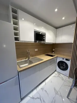 Cuisine ou kitchenette dans l'établissement Residence Graziella Appartement 109