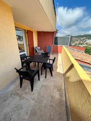 Balcon ou terrasse dans l'établissement Home Sweet Home Vallauris