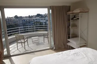 Plan de l'établissement Studio Toit terrasse - Vue mer Cannes