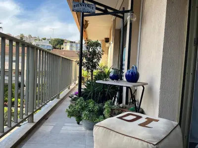 Balcon ou terrasse dans l'établissement Chambre cosy dans T3