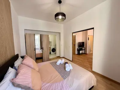 Un ou plusieurs lits dans un hébergement de l'établissement A006 Superbe Appartement dans le Carre d'Or-Cannes