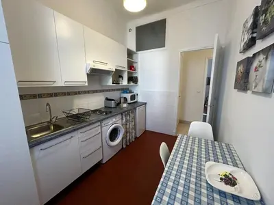 Cuisine ou kitchenette dans l'établissement A004 - Bright apt Rue d'Antibes at 300m from beach Croisette