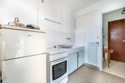 Cuisine ou kitchenette dans l'établissement A056 - Nice Studio Cannes centre with parking