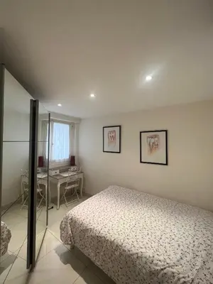 Un ou plusieurs lits dans un hébergement de l'établissement Sea view Croisette