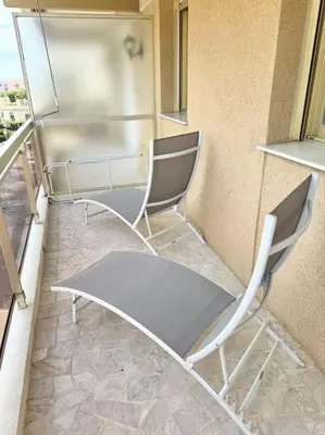 Plan de l'établissement Le studio Palm Beach, Clim ,Parking, Neuf