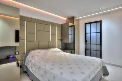 Un ou plusieurs lits dans un hébergement de l'établissement Luxury 4 Stars Apt Croisette