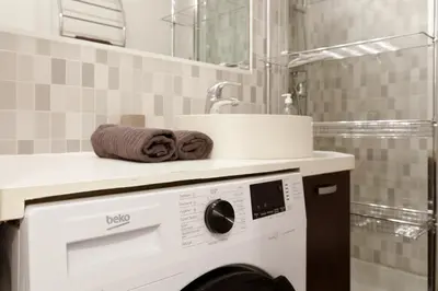 Salle de bains dans l'établissement Studio très spacieux et Design LE BELLA Climatisé