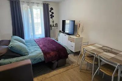 Télévision ou salle de divertissement dans l'établissement Trois pièces au cœur d'Antibes ! proche plage et parking a disposition