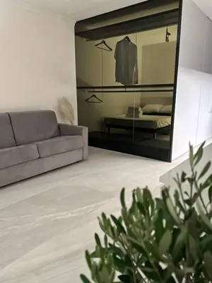 Coin salon dans l'établissement Appartement Design élégant