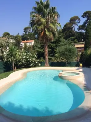Piscine de l'établissement Cannes centre Villa piscine spa ou située à proximité
