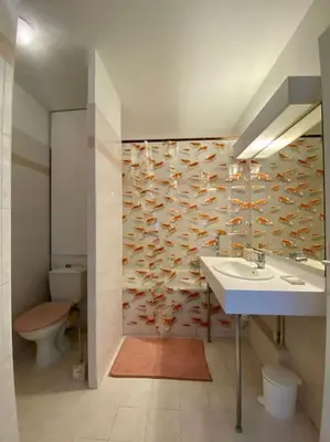 Salle de bains dans l'établissement Modern Apartment in Cannes
