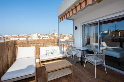 Balcon ou terrasse dans l'établissement Studio Merlot - Welkeys