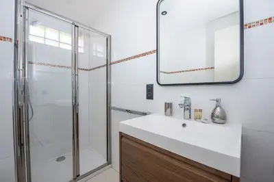 Salle de bains dans l'établissement Studio Merlot - Welkeys