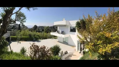 Jardin de l'établissement Villa MARGARITTA 4km Cannes centre et plages