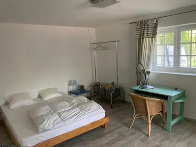 Un ou plusieurs lits dans un hébergement de l'établissement magnifique villa avec piscine