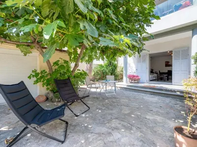 Terrasse ou espace extérieur de l'établissement Apartment Les Girelles by Interhome