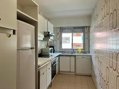Cuisine ou kitchenette dans l'établissement L'Hacienda