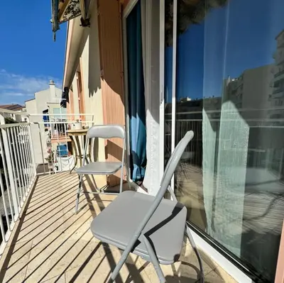 Balcon ou terrasse dans l'établissement Les Naïades