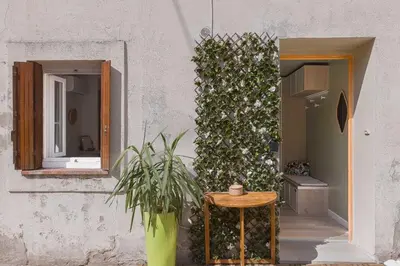 Salle de bains dans l'établissement Hakuna Matata Cannes - clim, plages, Palais