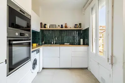 Cuisine ou kitchenette dans l'établissement Elegance and Refinement, proximity to La Croisette