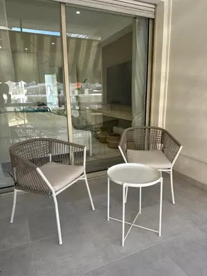 Coin salon dans l'établissement Luxurious 3Bedroom 2 BATH 110 m Apartment Adjoining Hotel Martinez Beachfront