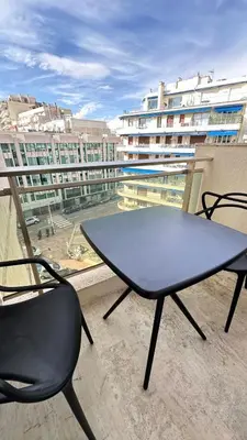Balcon ou terrasse dans l'établissement 2P Between Croisette Beaches and Antibes Street