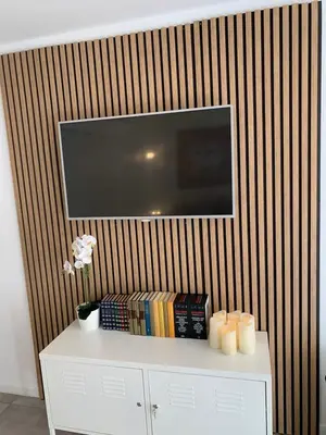 Télévision ou salle de divertissement dans l'établissement Charmant studio Croisette