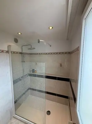 Salle de bains dans l'établissement Appartement T3 Cagnes sur Mer