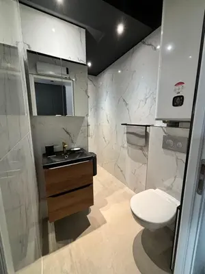 Salle de bains dans l'établissement Cosy 2p