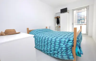 Un ou plusieurs lits dans un hébergement de l'établissement Awesome Apartment In Antibes With Wifi