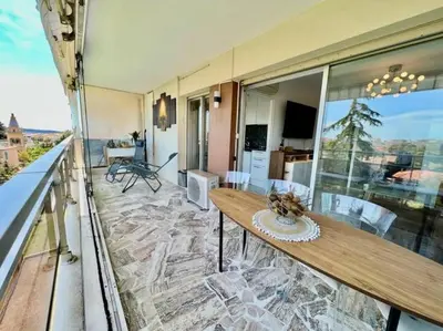 Balcon ou terrasse dans l'établissement Grande terrasse vue dégagée mer en Basse Californie