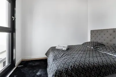 Un ou plusieurs lits dans un hébergement de l'établissement Suite Carla - Superbe appartement à Cannes