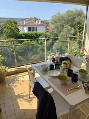 Balcon ou terrasse dans l'établissement Apt 