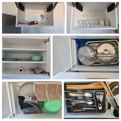 Cuisine ou kitchenette dans l'établissement Azur Horizons Sea and Mountain